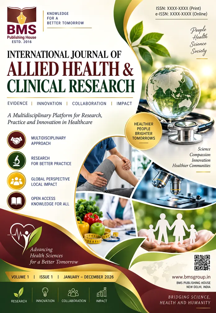 International Journal Of Allied Health & Clinical Research